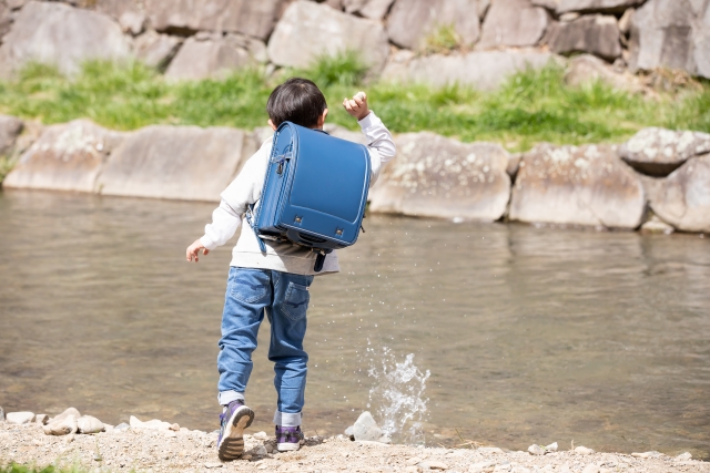 子供のGPS 通知ボタンつき