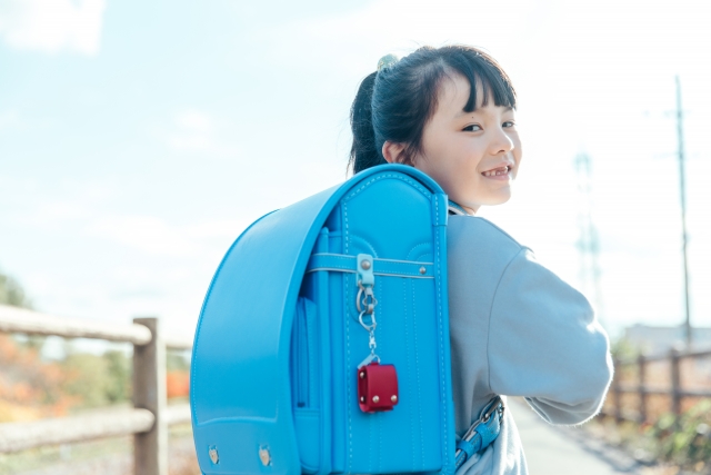 学校への登下校でのつけ方