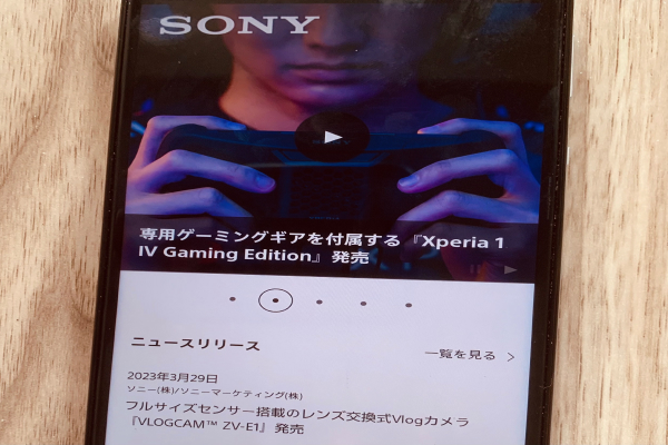 ソニーの画像