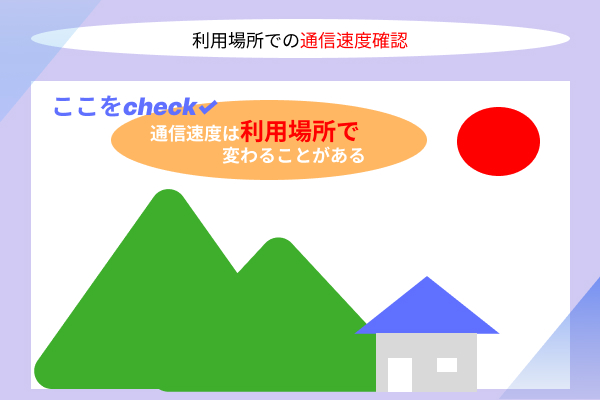 山や家の画像